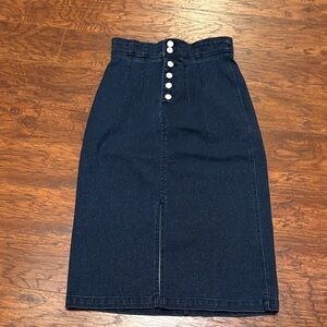 Anthropologie Pilcro denim skirt